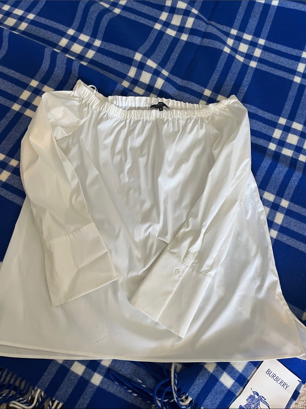 Lafayette 148 New York White Elastic-Waist Skirt or Pants